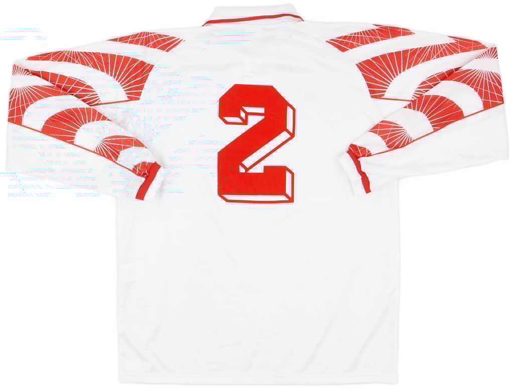 1998 Belarus Match Worn Home Shirt #2 (Yakhimovich)