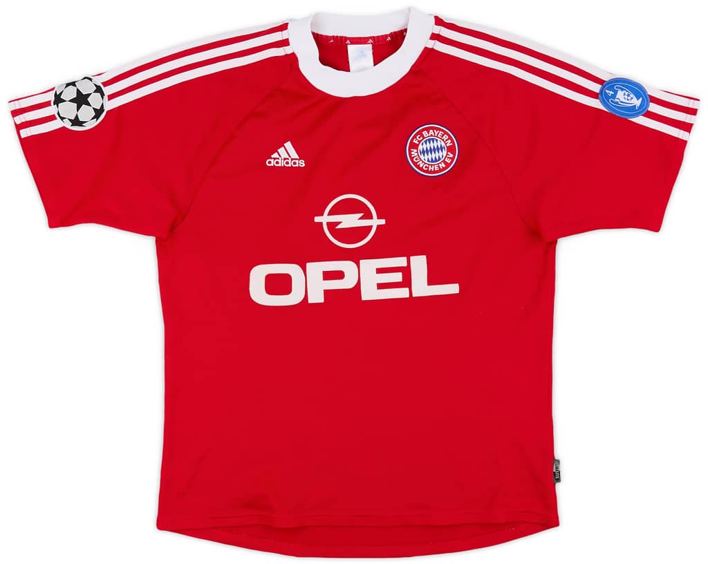 2001-02 Bayern Munich CL Shirt Elber #9 - 7/10 - (M)