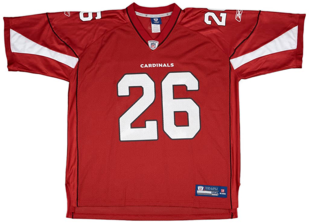 2009-11 Arizona Cardinals Wells #26 Reebok On Field Home Jersey - 9/10 - (XXL)