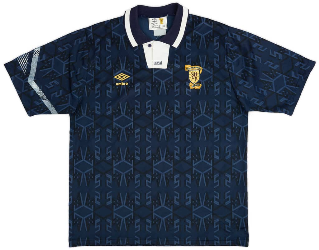 1991-94 Scotland Home Shirt - 8/10 - (XL)