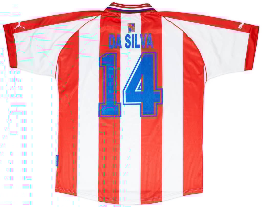 2000-02 Paraguay Home Shirt da Silva #14 - 9/10 - (XL)