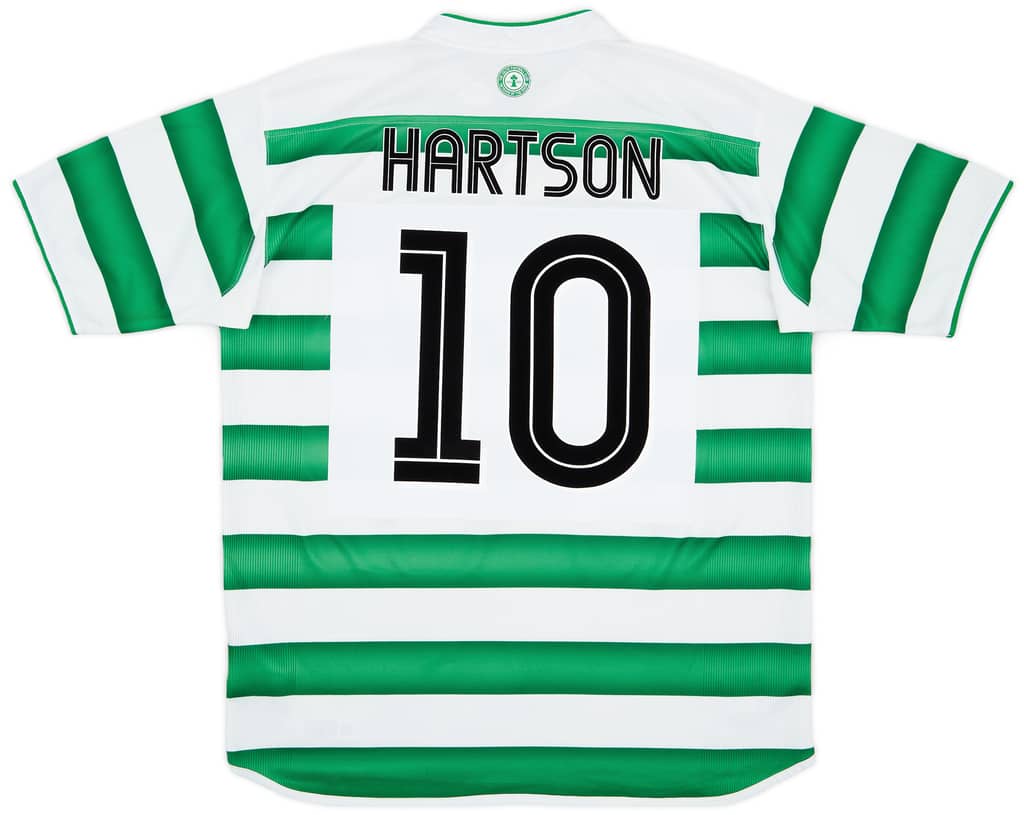 2003-04 Celtic Home Shirt Hartson #10 - 5/10 - (L)