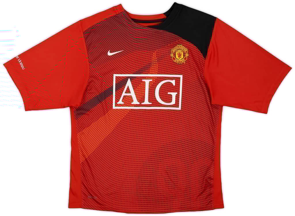 2008-09 Manchester United Nike Training Shirt - 7/10 - (S)