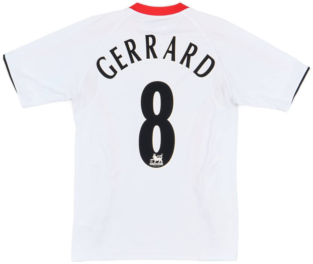 2005-06 Liverpool Away Shirt Gerrard #8 - 7/10 - (S)