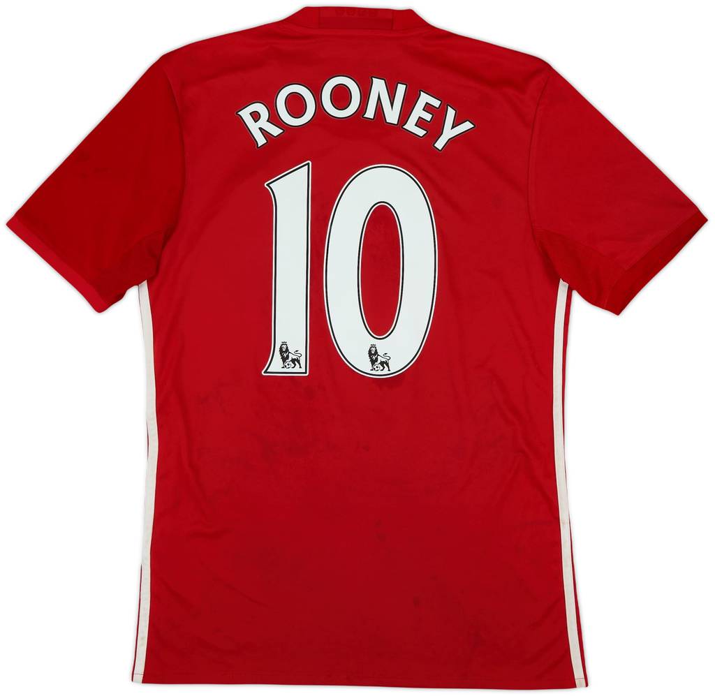 2016-17 Manchester United Home Shirt Rooney #10 - 5/10 - (S)