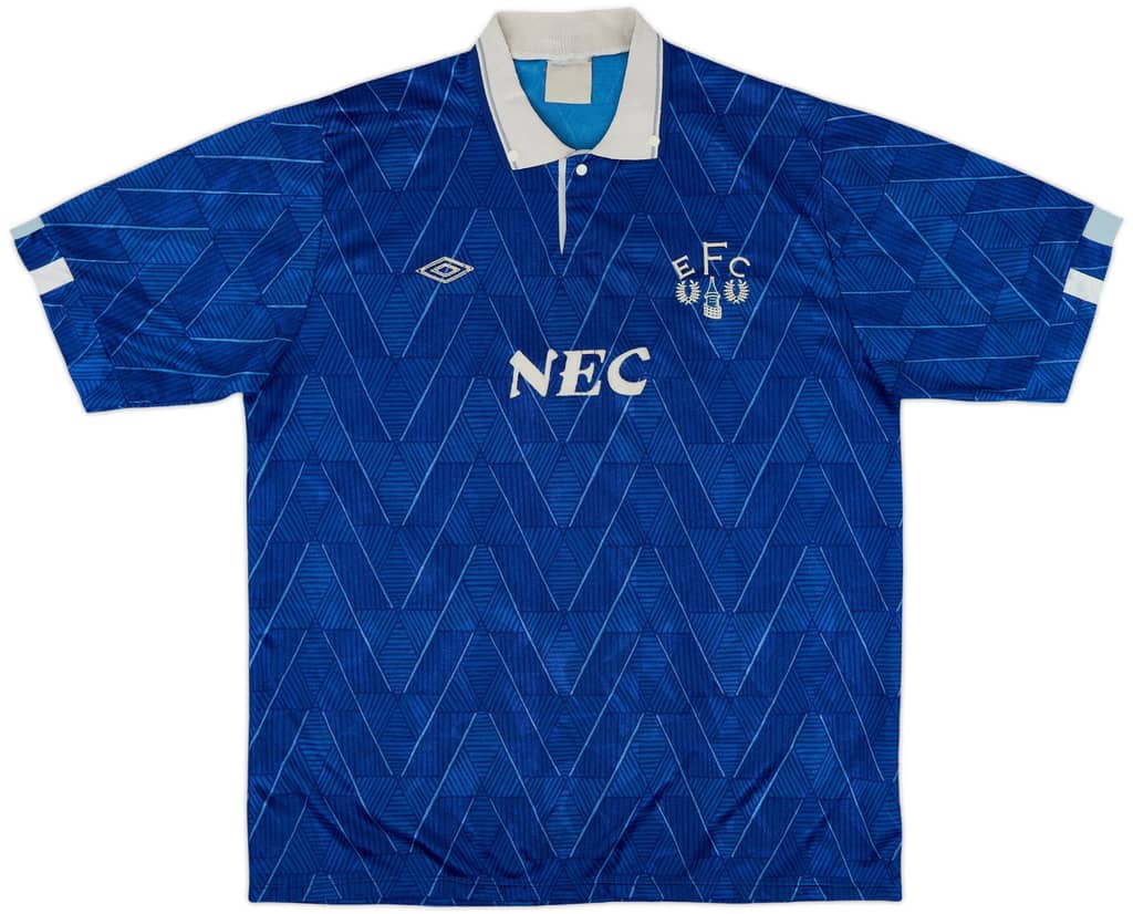 1988-91 Everton Home Shirt - 7/10 - (L)