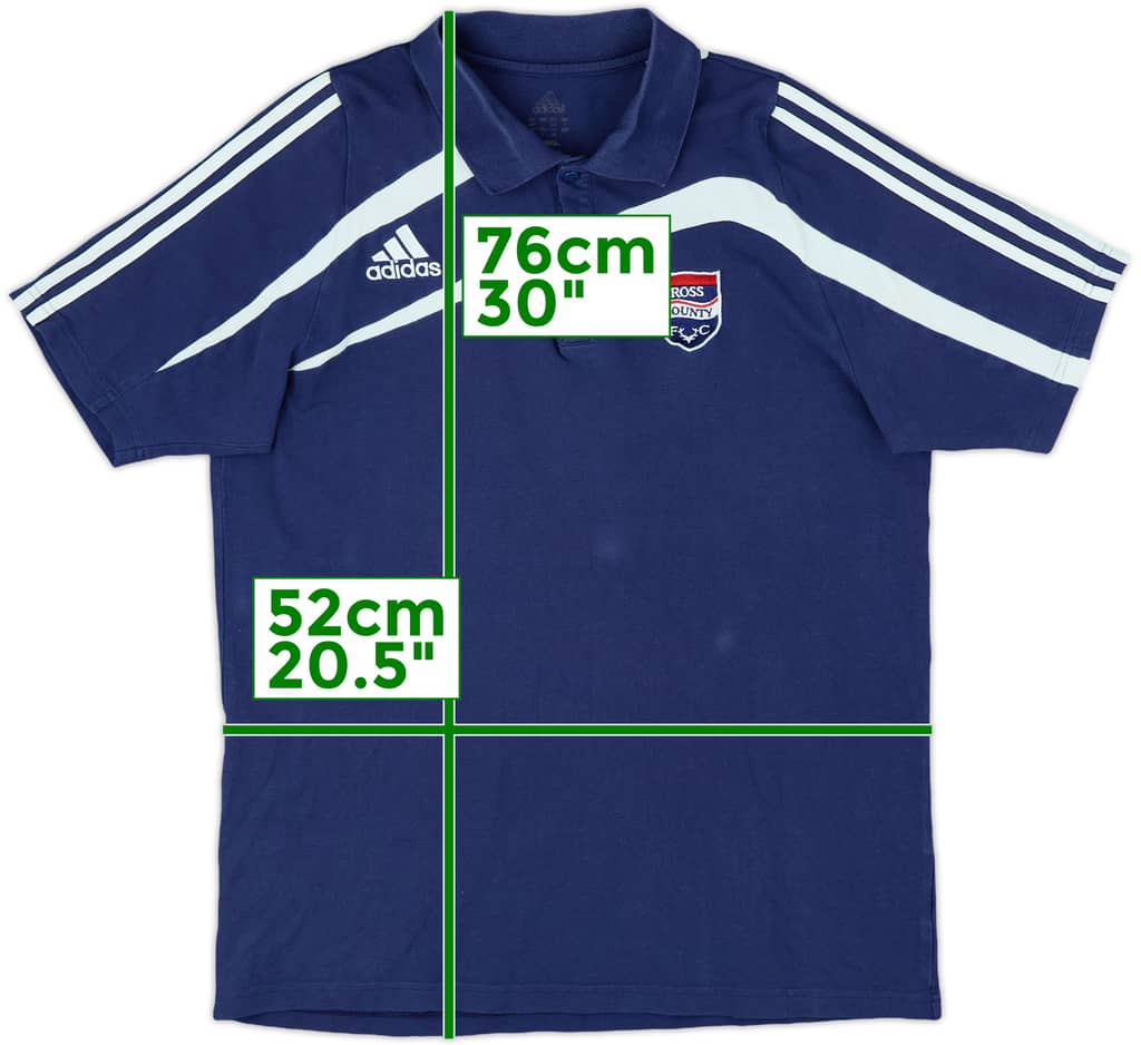 2008-09 Ross County Polo Shirt - 8/10 - (L)