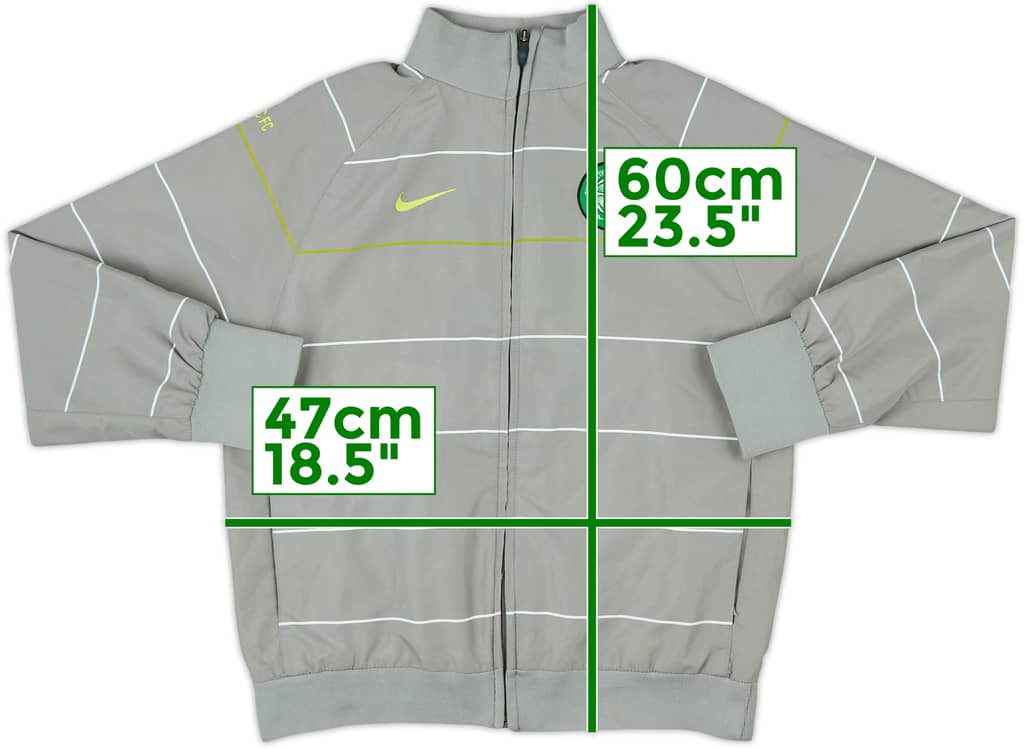 2008-09 Celtic Nike Track Jacket - 8/10 - (M.Boys)