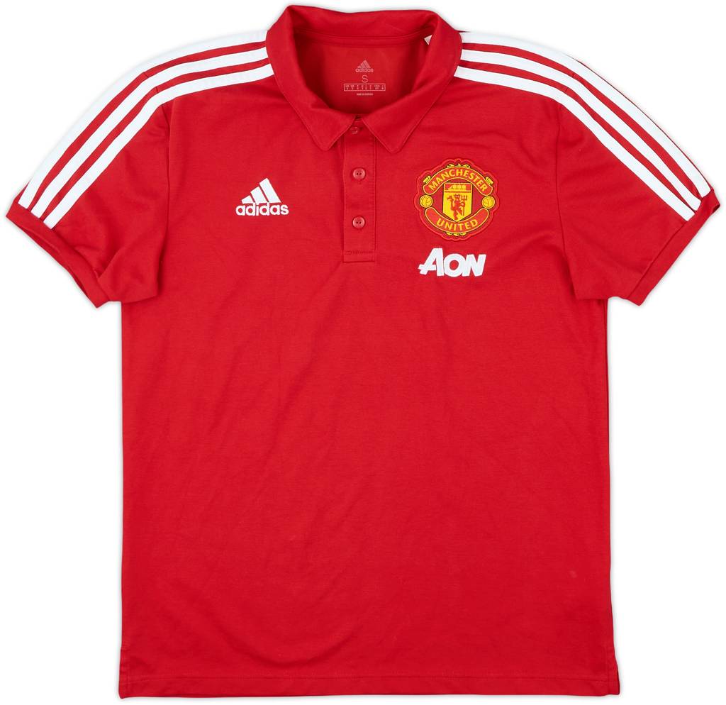 2020-21 Manchester United adidas Polo Shirt - 8/10 - (S)
