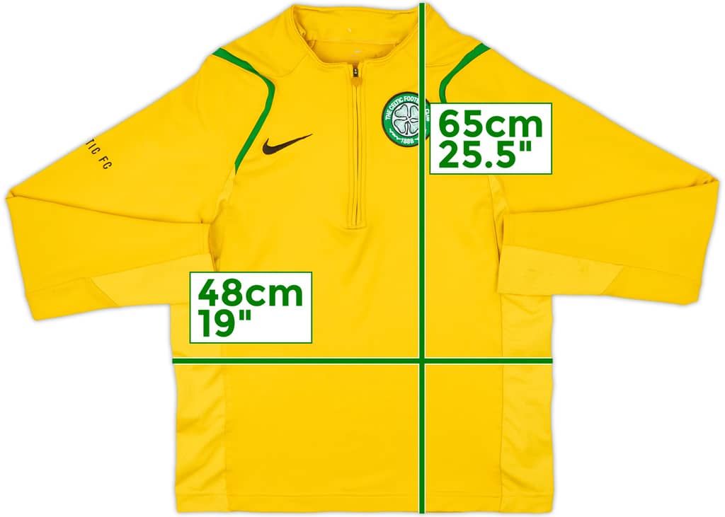 2006-07 Celtic Nike 1/4 Zip Training Top - 4/10 - (S)