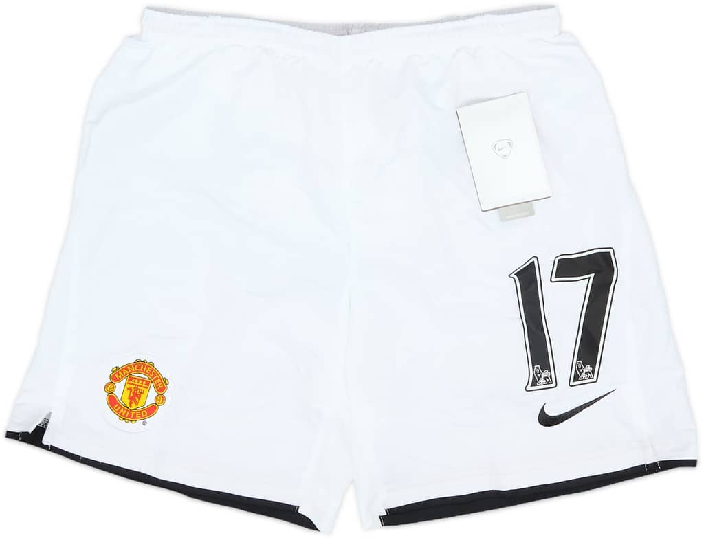 2007-09 Manchester United Home Shorts #17 (Nani) (S.Boys)