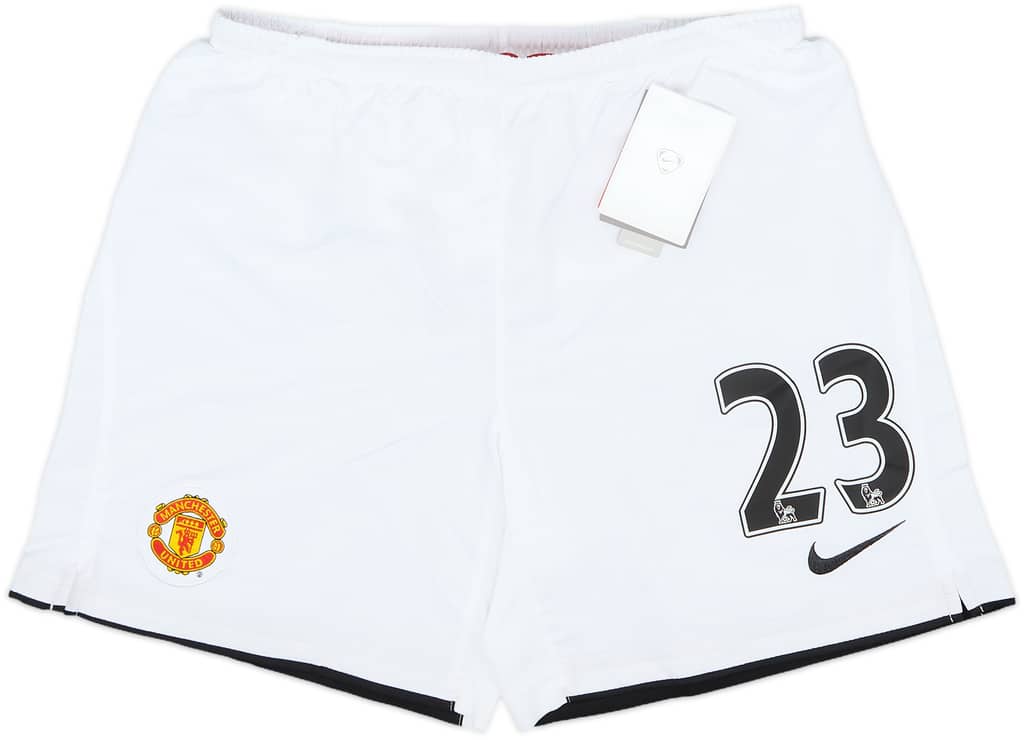2007-09 Manchester United Home Shorts #23 (Evans) (L.Boys)