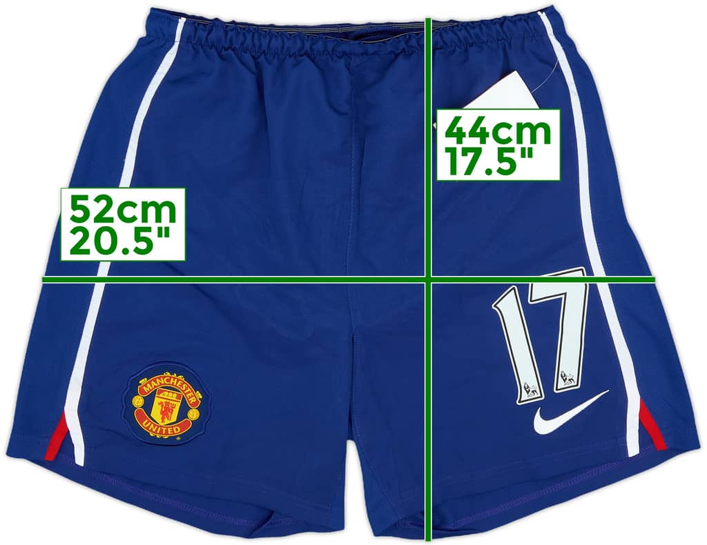 2008-09 Manchester United Away Shorts #17 (Nani) (S)