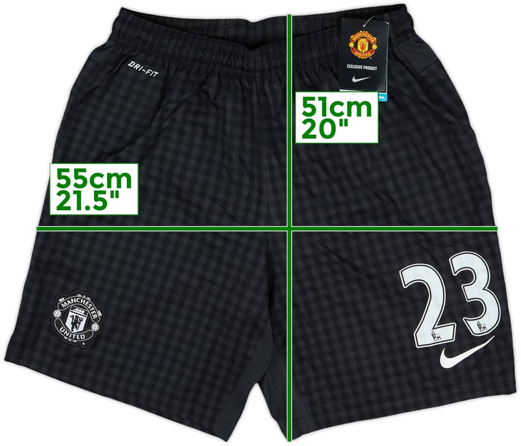 2012-13 Manchester United Away Shorts #23 (Cleverley) (L)