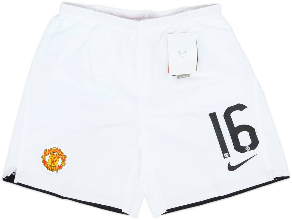 2007-09 Manchester United Home Shorts #16 (Carrick) (M.Boys)