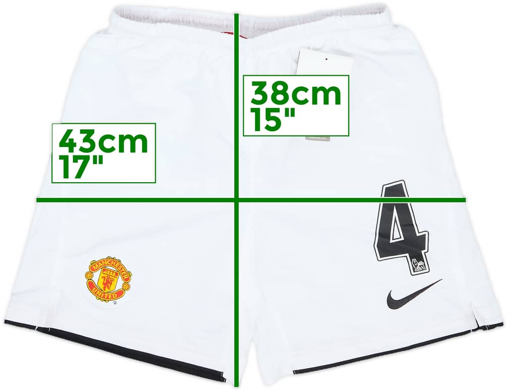 2007-09 Manchester United Home Shorts #4 (Hargreaves) (S.Boys)