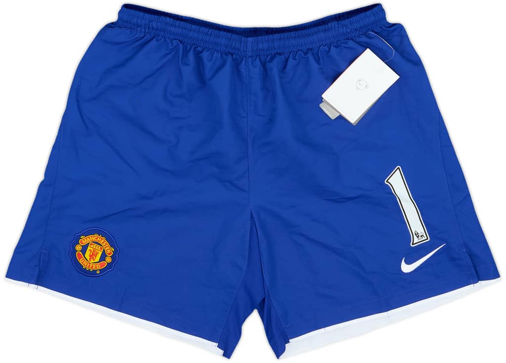 2007-08 Manchester United GK Shorts #1 (Van Der Sar) (L.Boys)