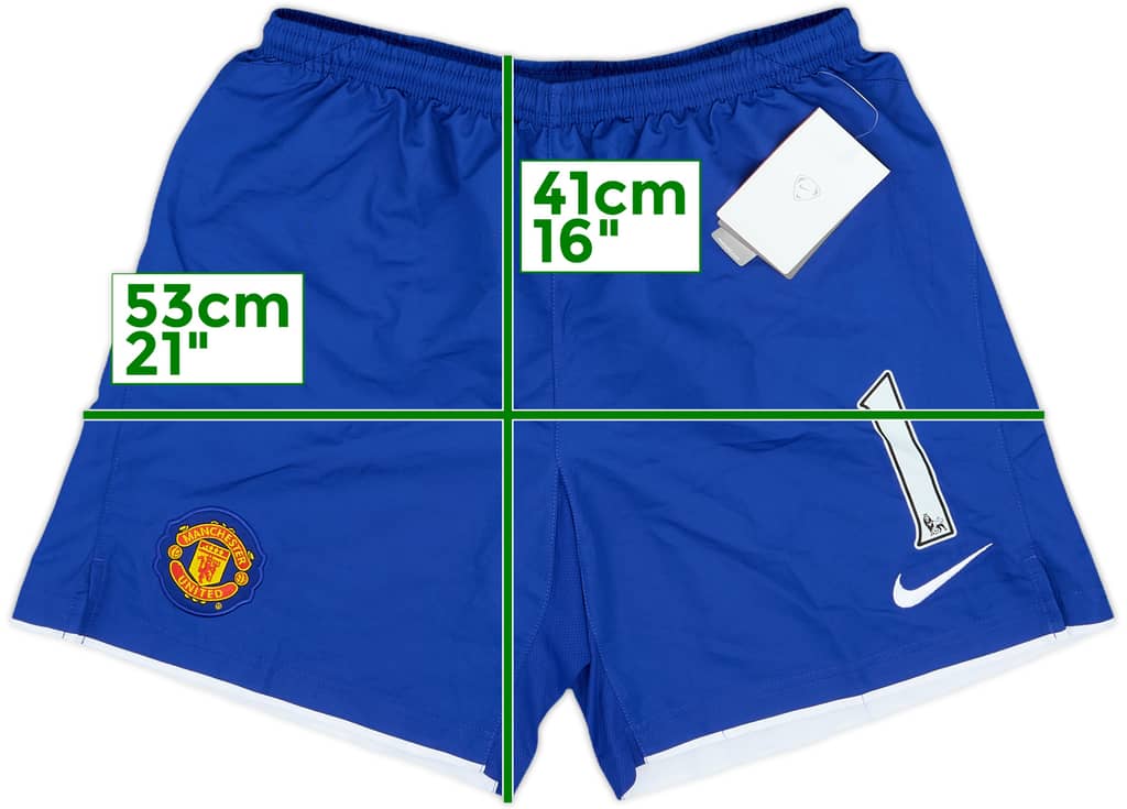2007-08 Manchester United GK Shorts #1 (Van Der Sar) (L.Boys)