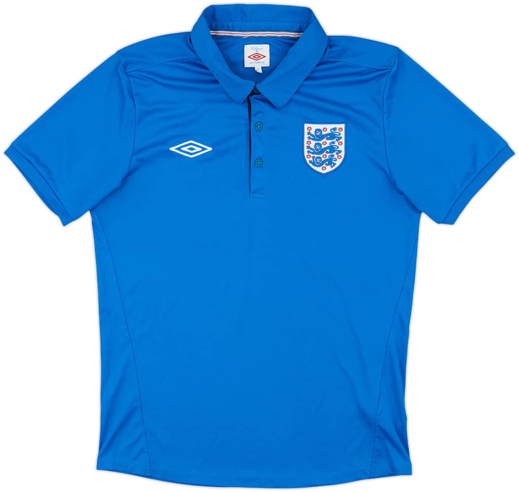 2009-10 England Umbro Polo Shirt - 8/10 - (M)