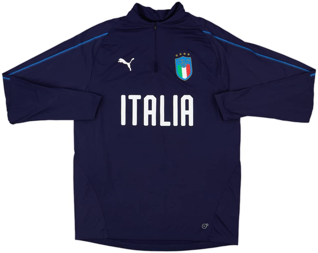 2018-20 Italy Puma 1/4 Zip Drill Top - 8/10 - (L)