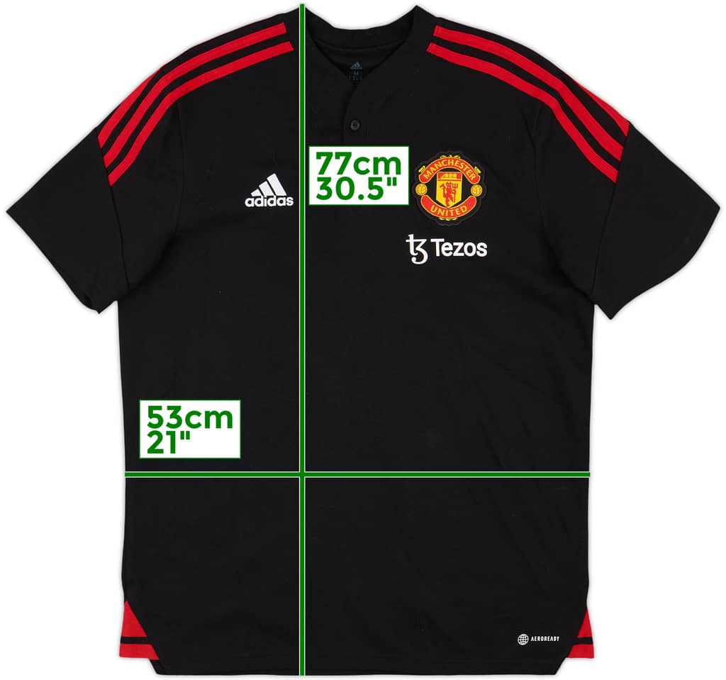 2022-23 Manchester United adidas Polo Shirt - 10/10 - (M)