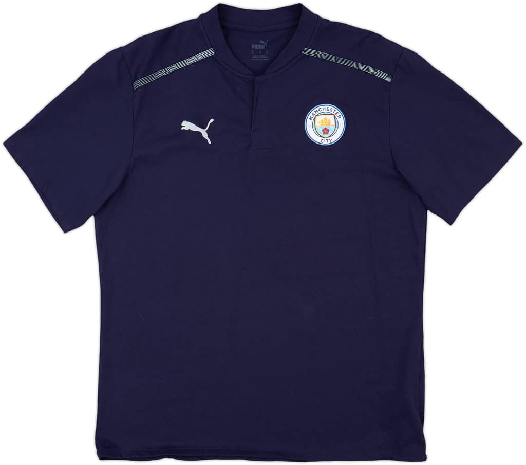 2021-22 Manchester City Puma Polo Shirt - 9/10 - (XL)