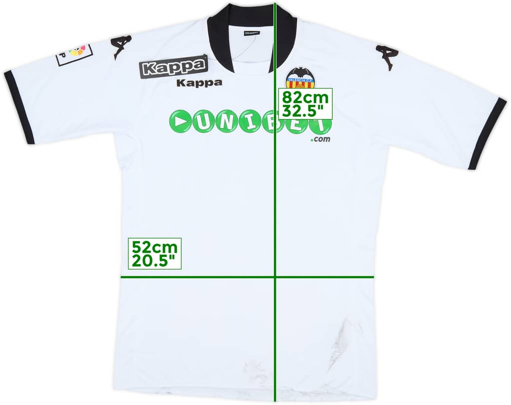 2009-10 Valencia Home Shirt (L)