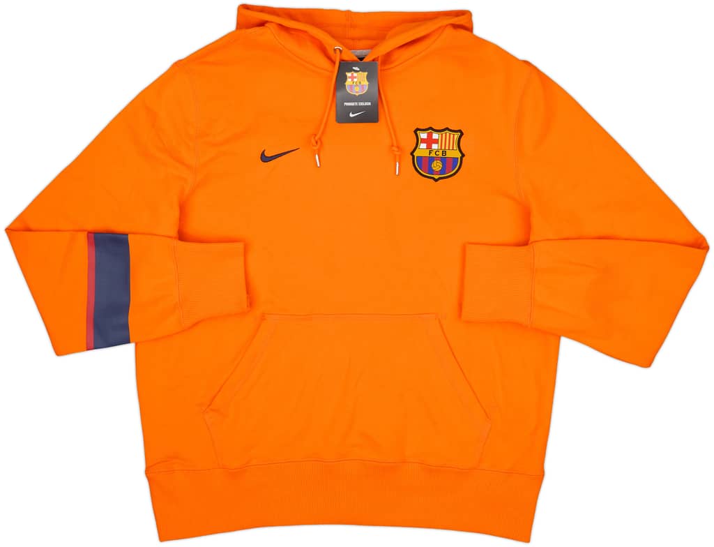 2012-13 Barcelona Nike Hooded Sweat Top (L)