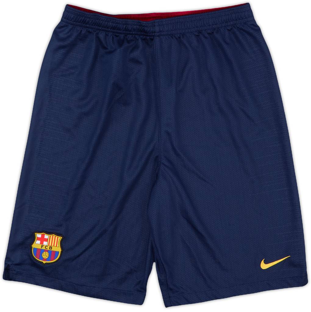 2018-19 Barcelona Home Shorts - 9/10 - (XL.Boys)