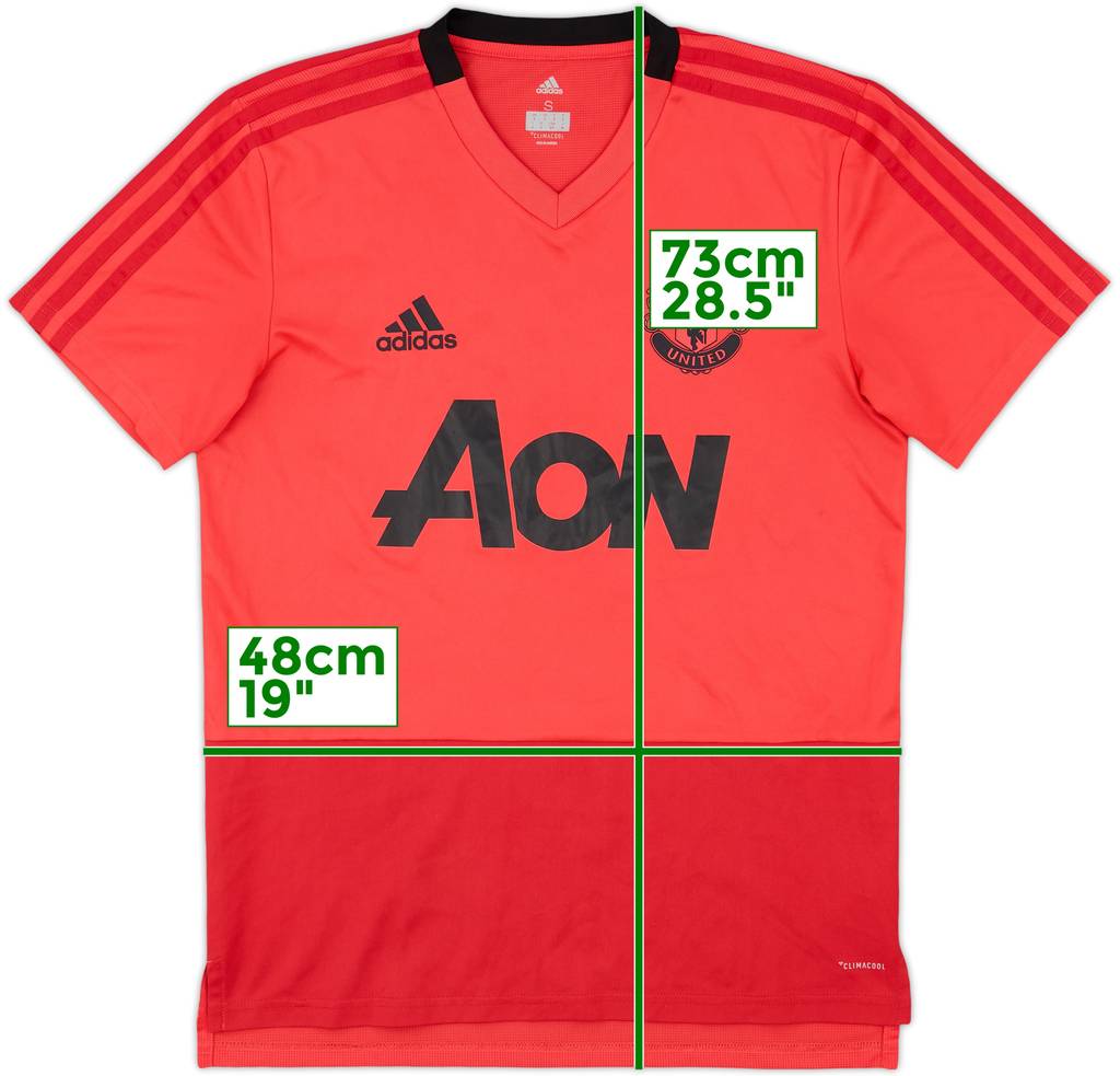 2018-19 Manchester United adidas Training Shirt - 8/10 - (S)