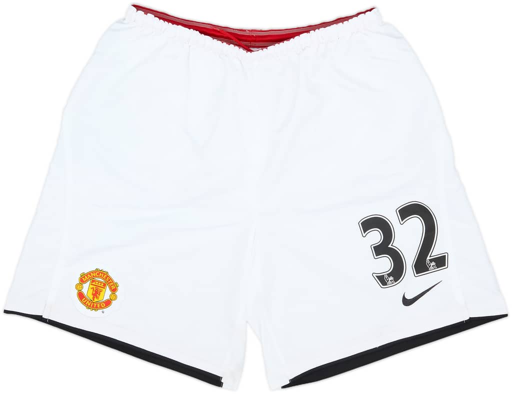 2007-09 Manchester United Home Shorts #32 (Tevez) - 5/10 - (M)
