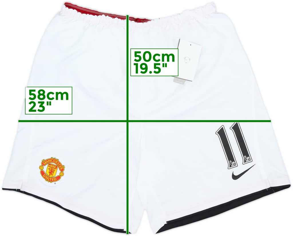 2007-09 Manchester United Home Shorts #11 (Giggs) (M)