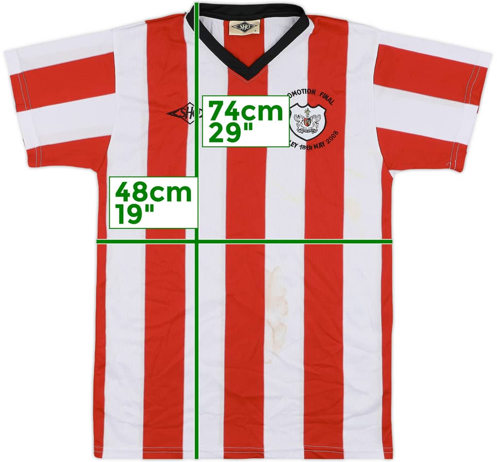 2007-08 Exeter City Promotion Final Commemorative Shirt - 4/10 - (S)