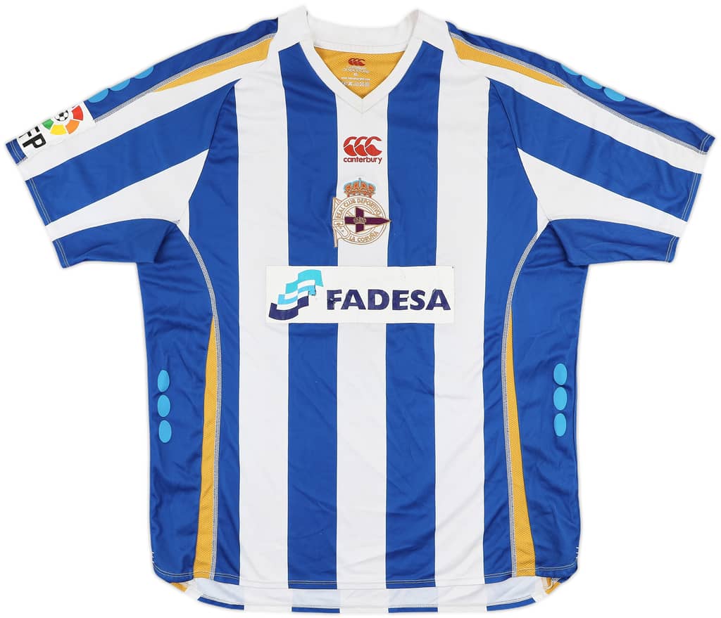 2007-08 Deportivo de La Coruna Home Shirt - 5/10 - (XL)