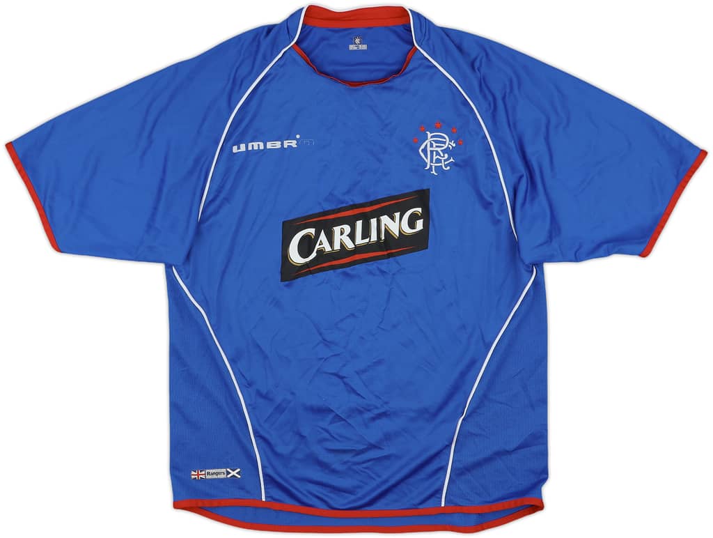 2005-06 Rangers Home Shirt - 4/10 - (L)