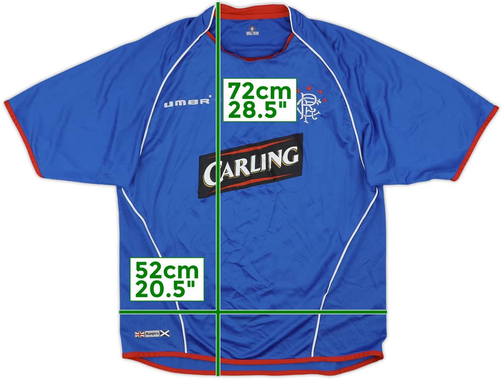 2005-06 Rangers Home Shirt - 4/10 - (L)