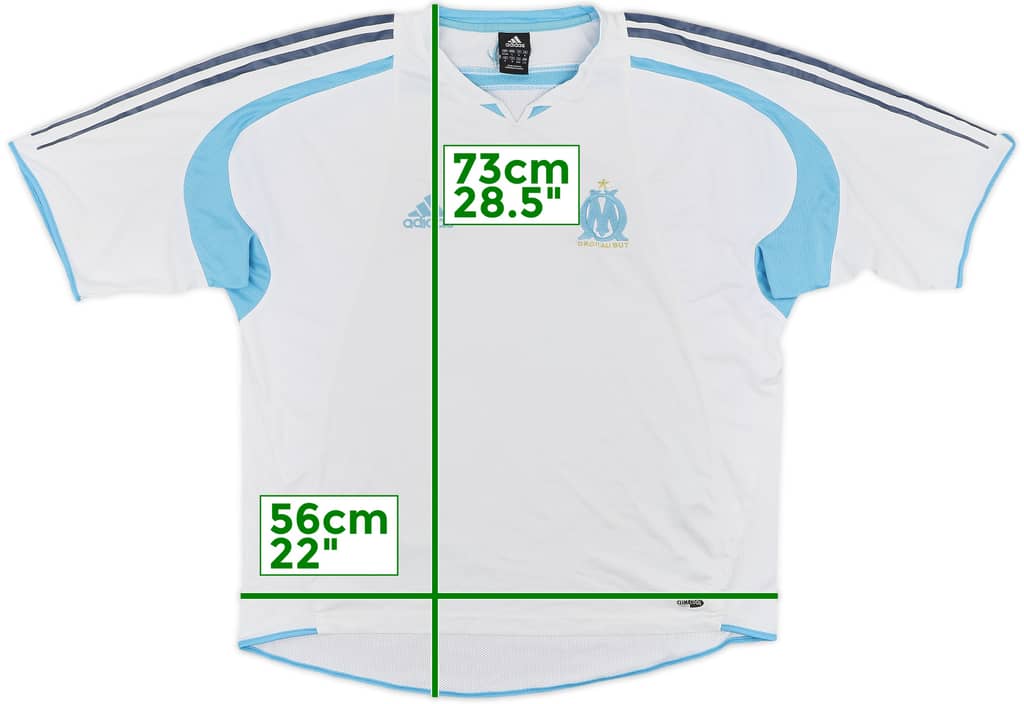 2004-05 Olympique Marseille adidas Training Shirt - 7/10 - (L/XL)