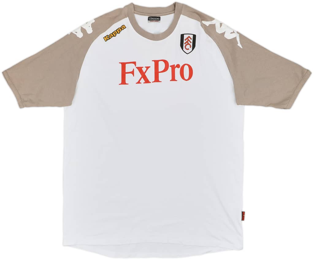 2012-13 Fulham Kappa Cotton Tee - 7/10 - (4XL)