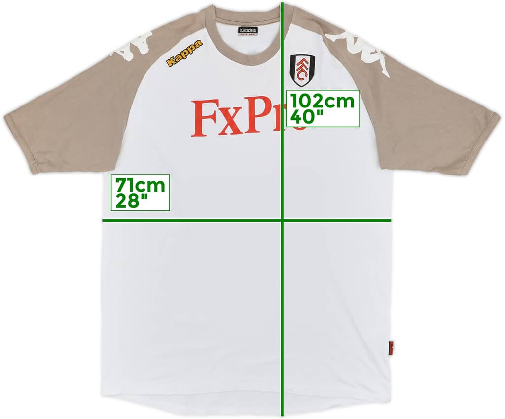2012-13 Fulham Kappa Cotton Tee - 7/10 - (4XL)
