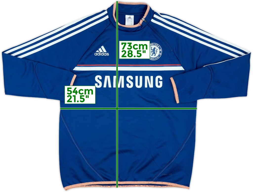 2013-14 Chelsea Player Issue 1/4 Zip Sweat Top #4 (David Luiz) - 5/10 - (L/XL)