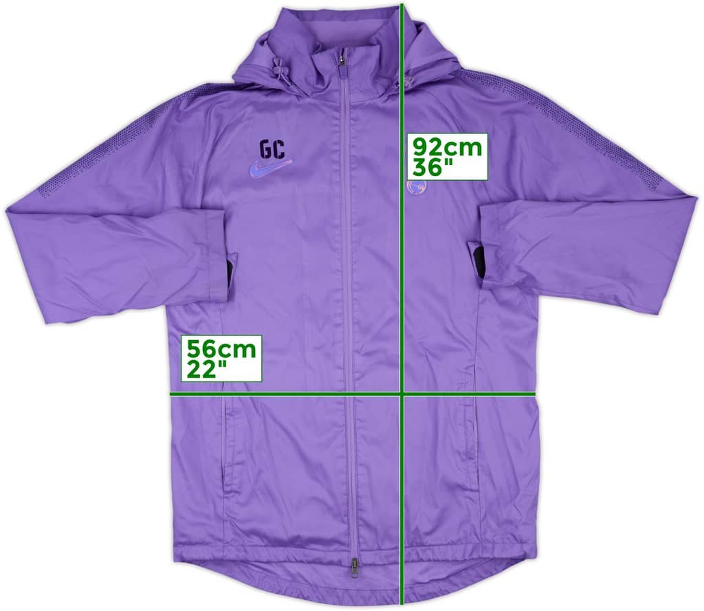 2019-20 Tottenham Staff Issue Hooded Rain Jacket 'GC'