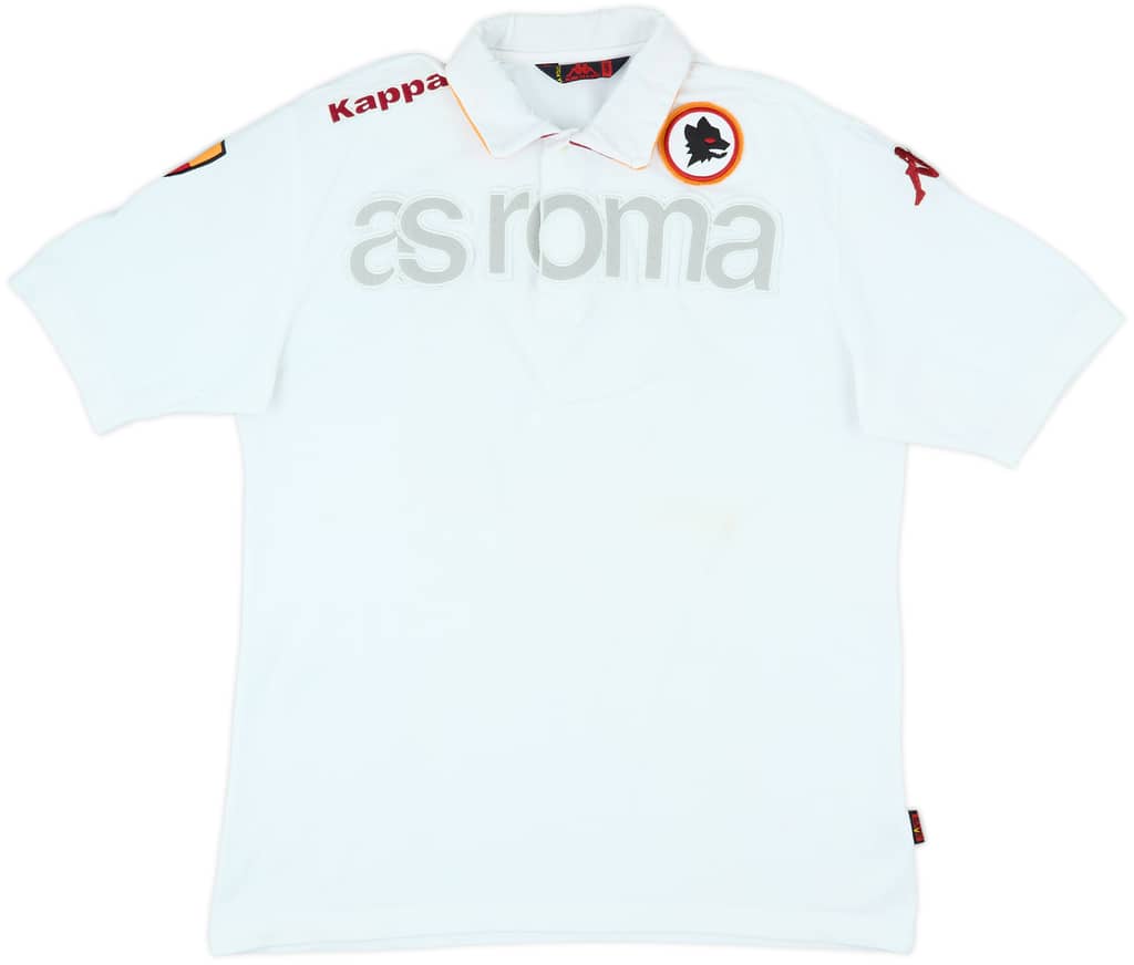 2003-04 Roma Kappa Polo Shirt - 7/10 - (XL)