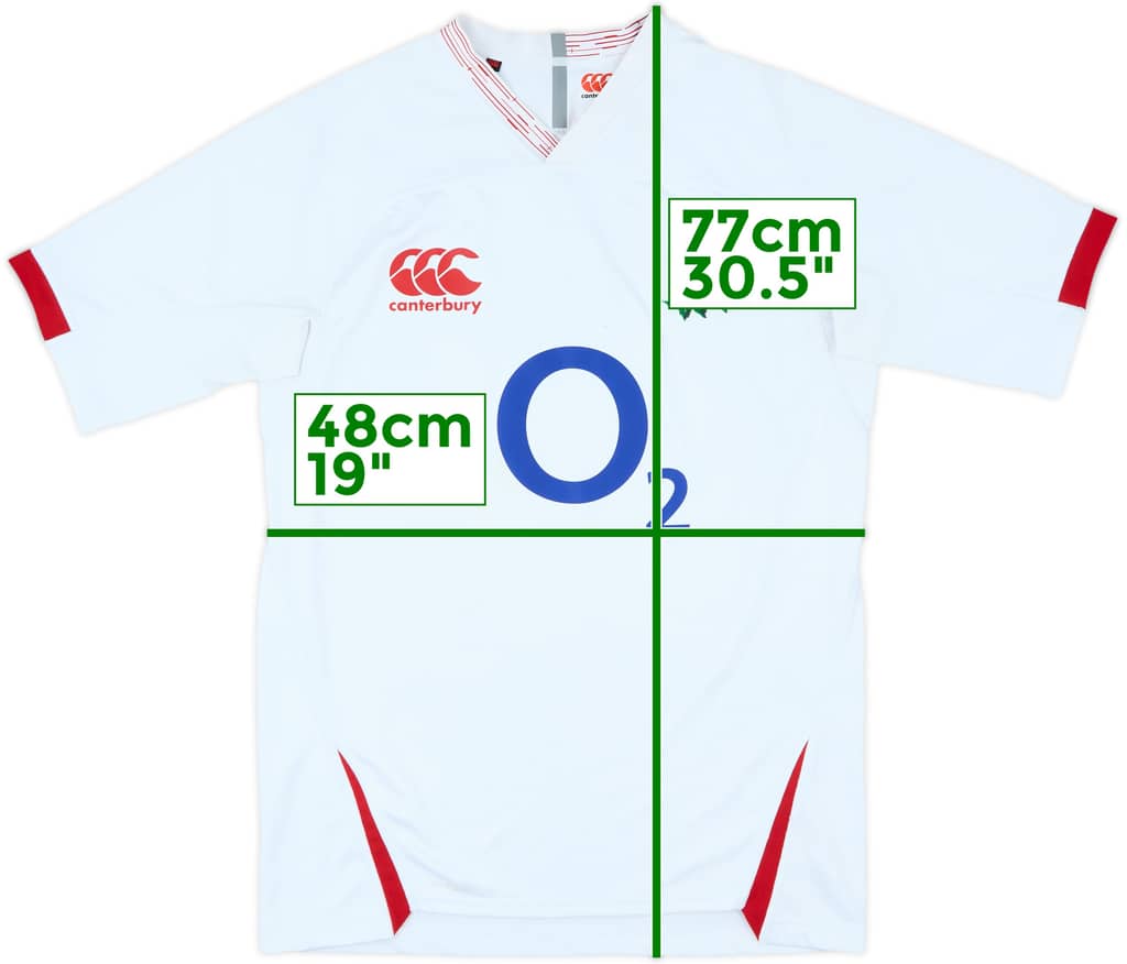 2019 England Rugby Home Shirt - 10/10 - (M)