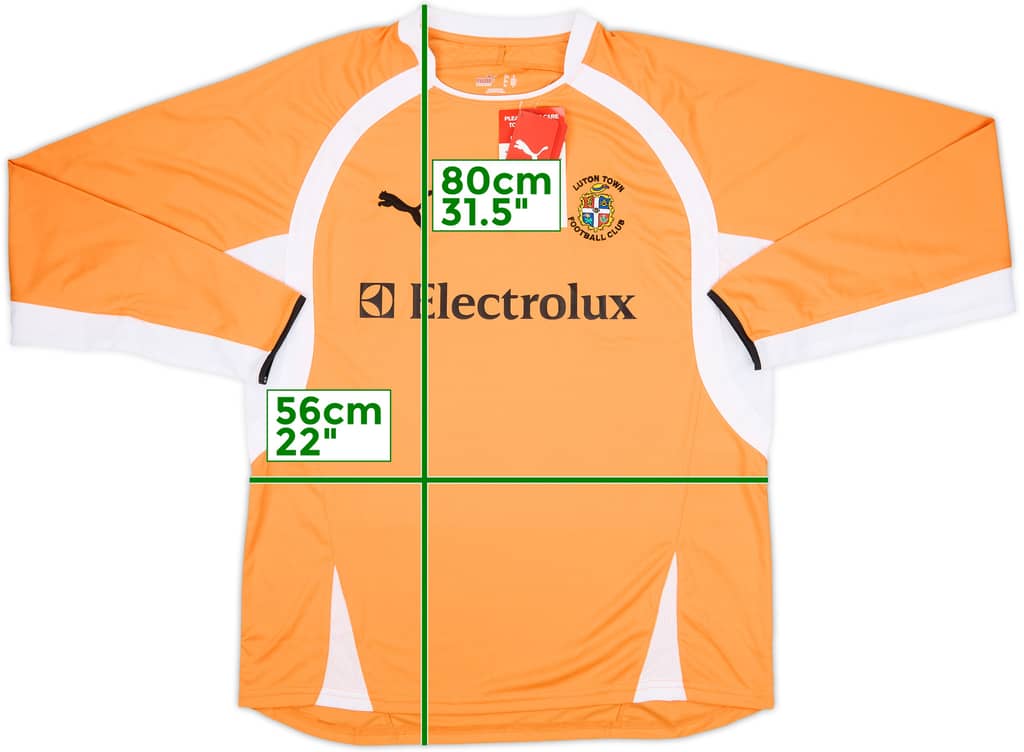 2007-08 Luton Town Away L/S Shirt (L)