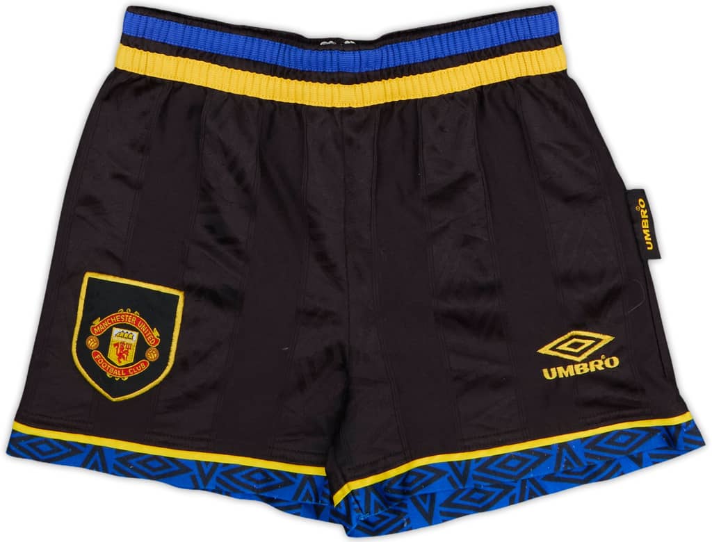 1993-95 Manchester United Away Shorts - 7/10 - (XL.Boys)