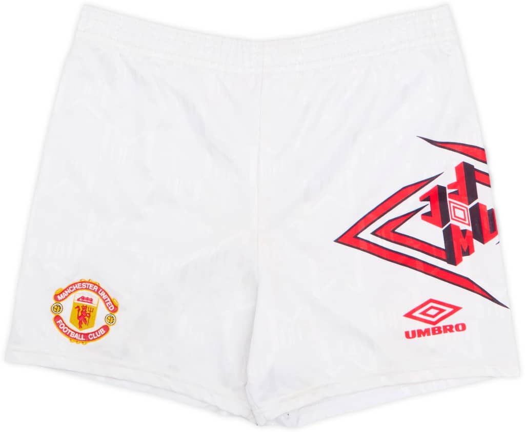 1992-94 Manchester United Home Shorts - 5/10 - (XS)