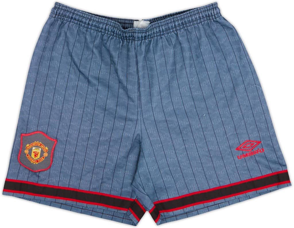1995-96 Manchester United Away Shorts - 8/10 - (S)