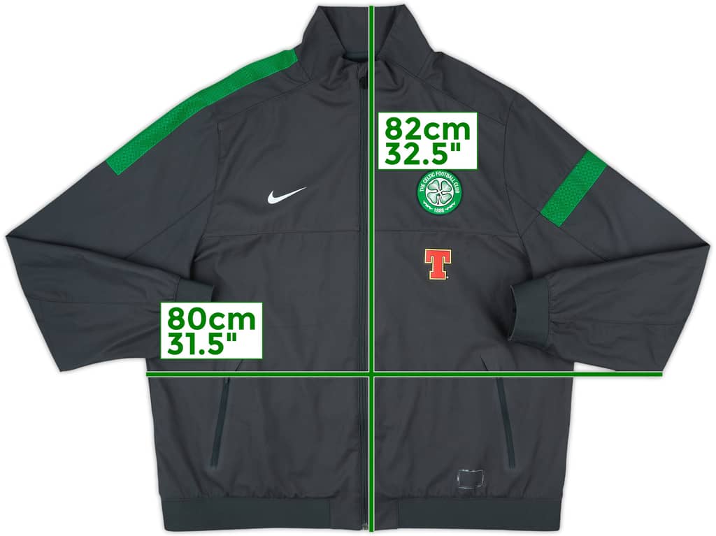 2012-13 Celtic Nike Track Jacket - 7/10 - (XXL)