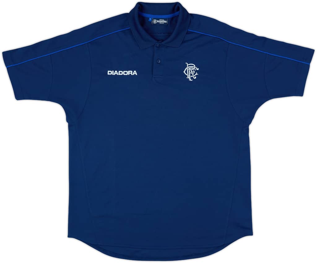 2003-04 Rangers Diadora Polo Shirt - 9/10 - (L)