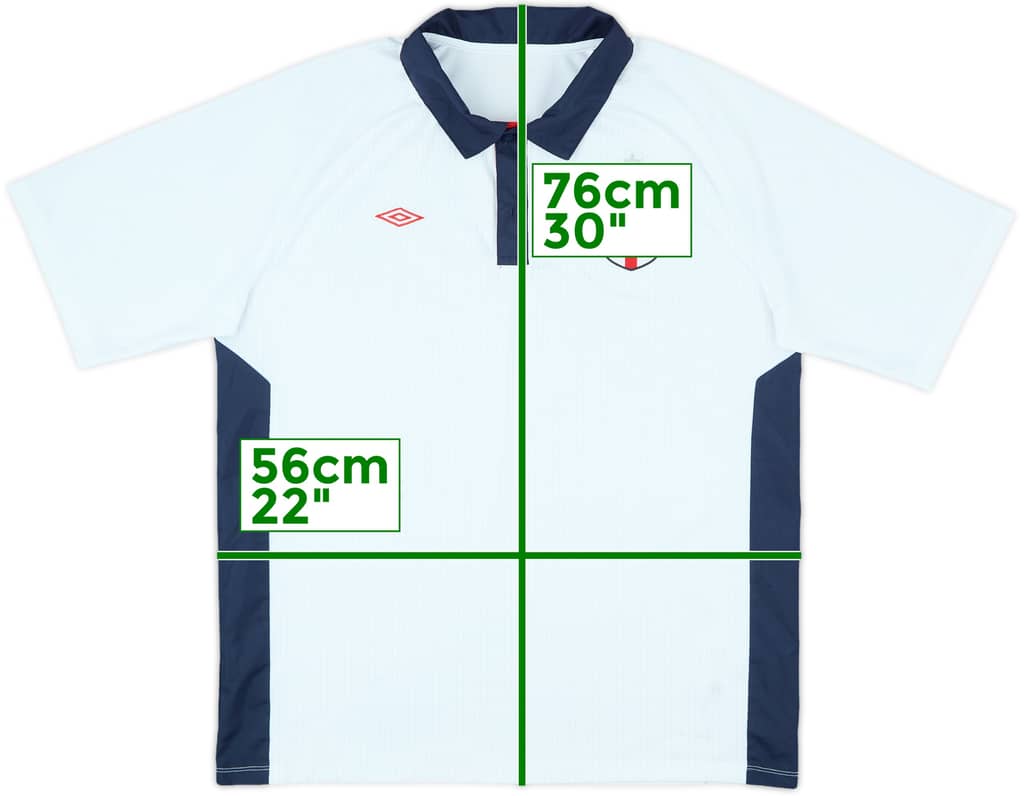 2018-19 England Umbro Polo Shirt - 9/10 - (XL)